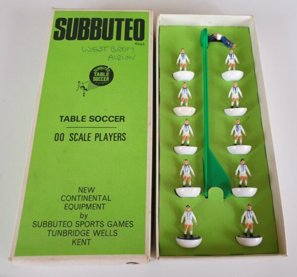 Vintage Subbuteo Team HW 3 West Bromwich Albion 1970's