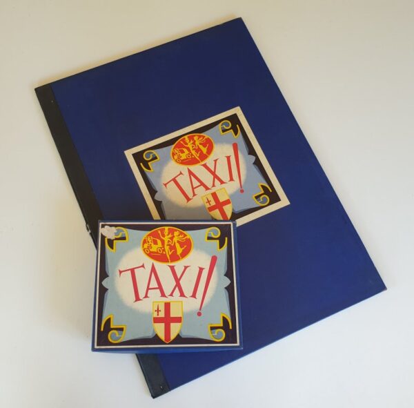 TAXI board game vintage 1950's edition by Ariel