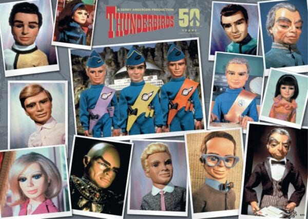 THUNDERBIRDS 50th ANNIVERSARY 3 x 500 Jigsaw Puzzles Collectors Set Falcon