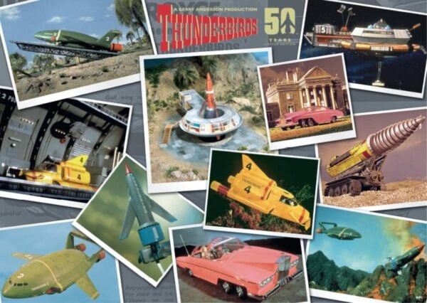 THUNDERBIRDS 50th ANNIVERSARY 3 x 500 Jigsaw Puzzles Collectors Set Falcon