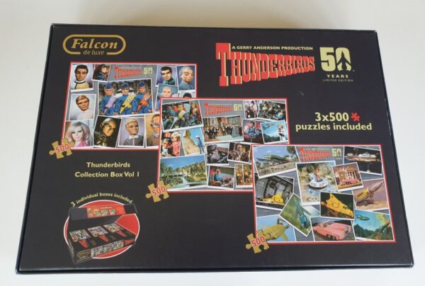 Thunderbirds Jigsaw Puzzle (3 x 500pc) 50th Anniversary Collectors Edition