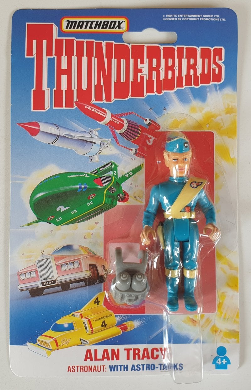 ALAN TRACY Vintage Thunderbirds Action Figure - Matchbox 1992