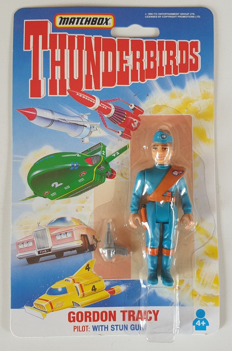 GORDON TRACY Vintage Thunderbirds Action Figure - Matchbox 1992
