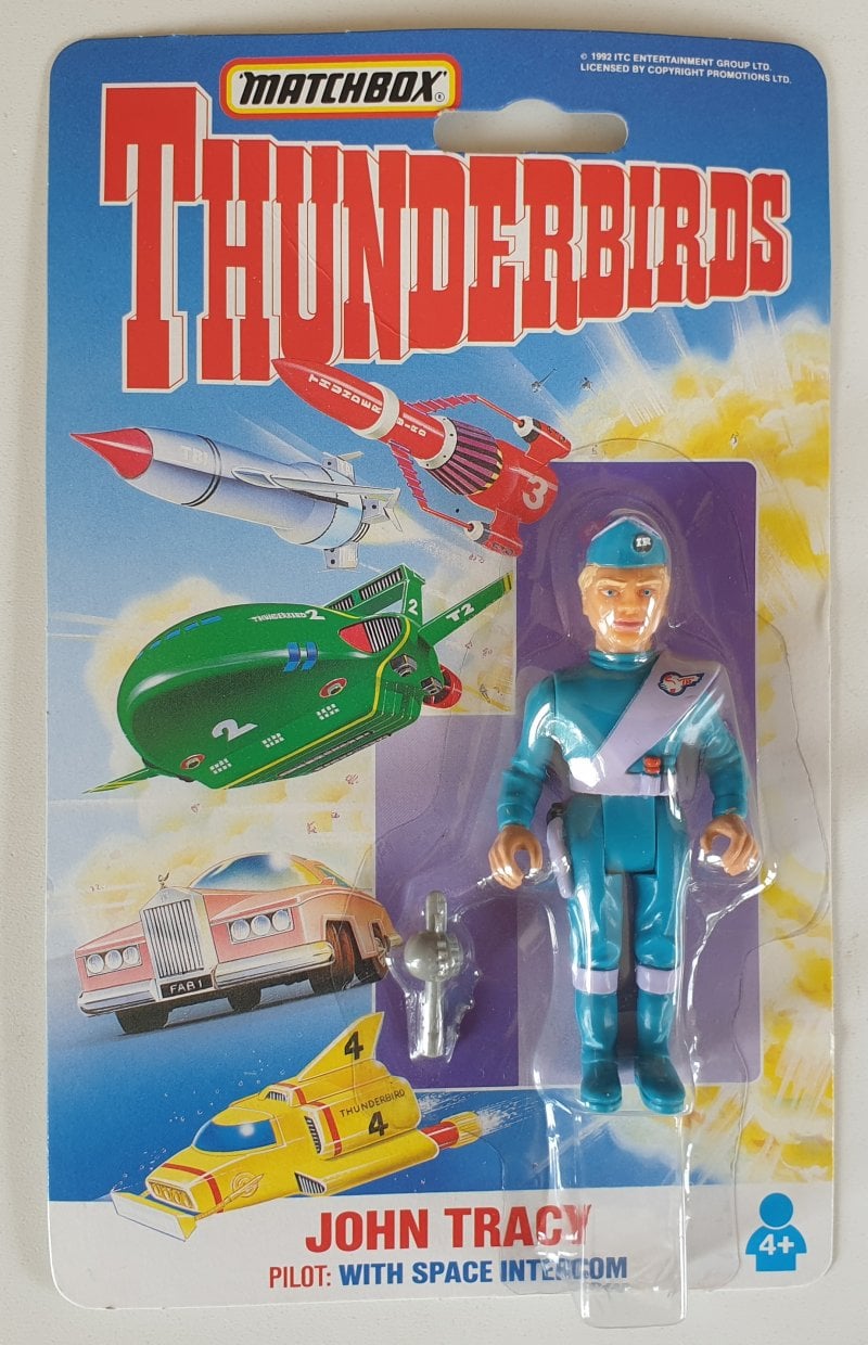 JOHN TRACY Vintage Thunderbirds Action Figure - Matchbox 1992