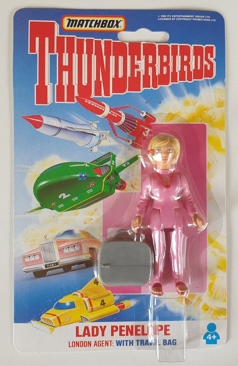 LADY PENELOPE Vintage Thunderbirds Action Figure - Matchbox 1992