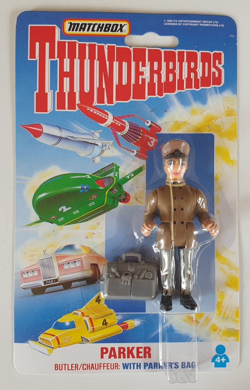 PARKER Vintage Thunderbirds Action Figure - Matchbox 1992
