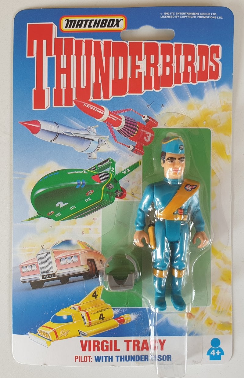 VIRGIL TRACY Vintage Thunderbirds Action Figure - Matchbox 1992