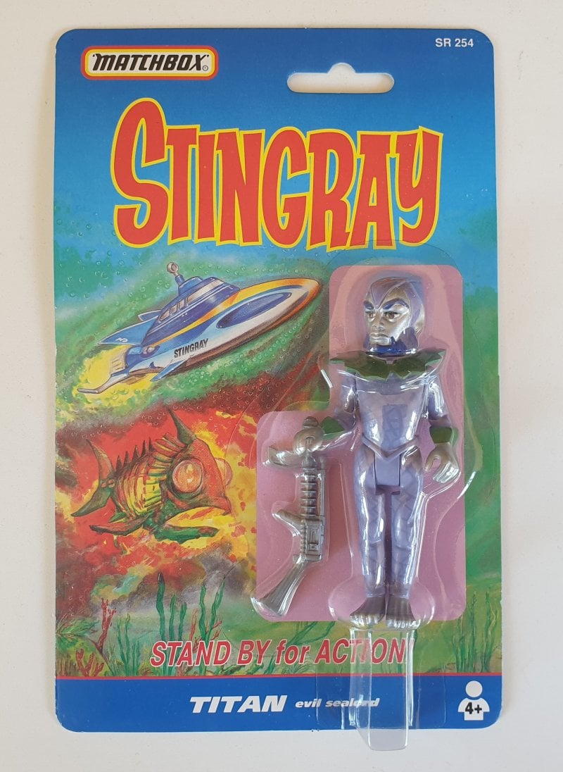 TITAN Vintage Stingray Action Figure - Matchbox 1992