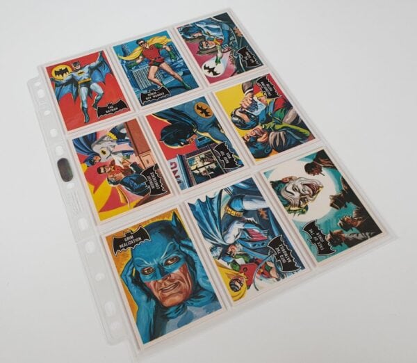 BATMAN 'BLACK BAT' GUM CARDS SET Topps (A&BC) Deluxe 1989 Reissue