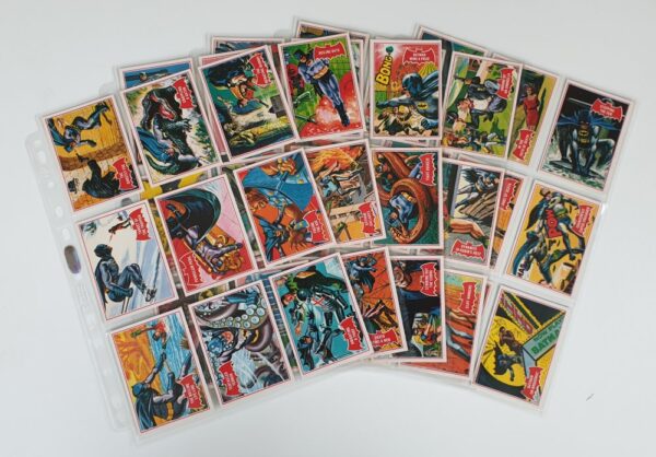 BATMAN 'RED BAT' GUM CARDS SET Topps (A&BC) Deluxe 1989 Reissue