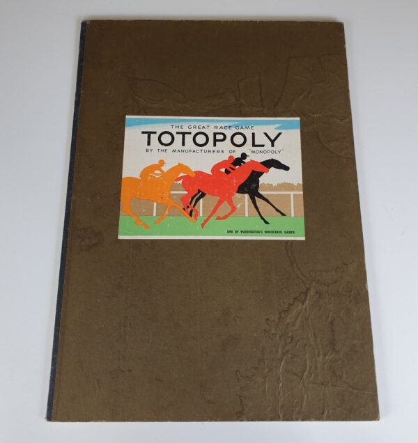 TOTOPOLY board game waddingtons vintage 1950s horse racing