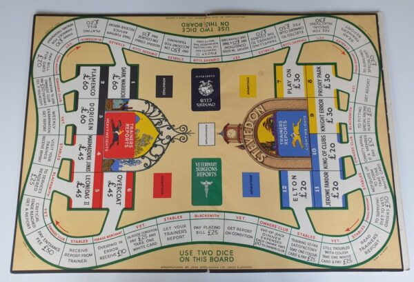 TOTOPOLY board game waddingtons vintage 1950s horse racing