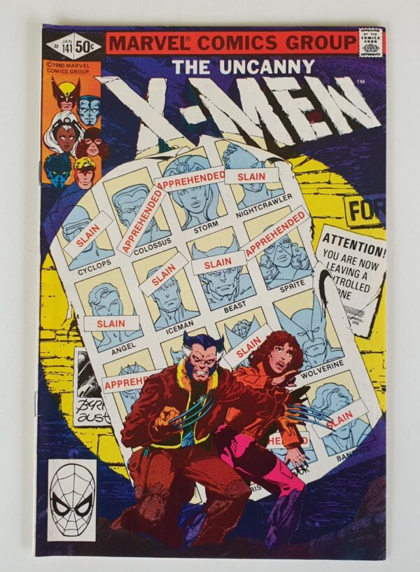 THE UNCANNY X-MEN #141 Vintage Marvel Comic 1981