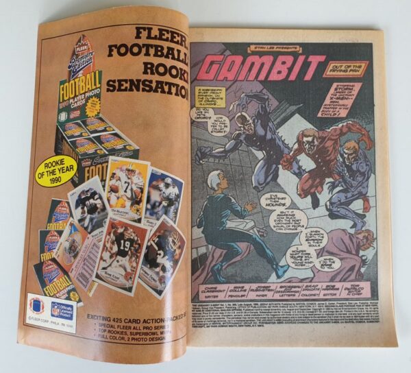 THE UNCANNY X-MEN #266 Vintage Marvel Comic 1990 (Gambit)