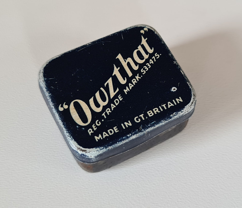 Owzthat vintage cricket game metal tin