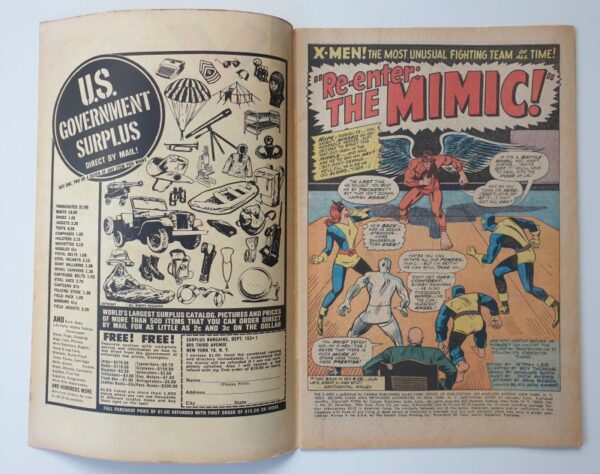 'The X-Men' #27 Vintage Marvel comic 1966