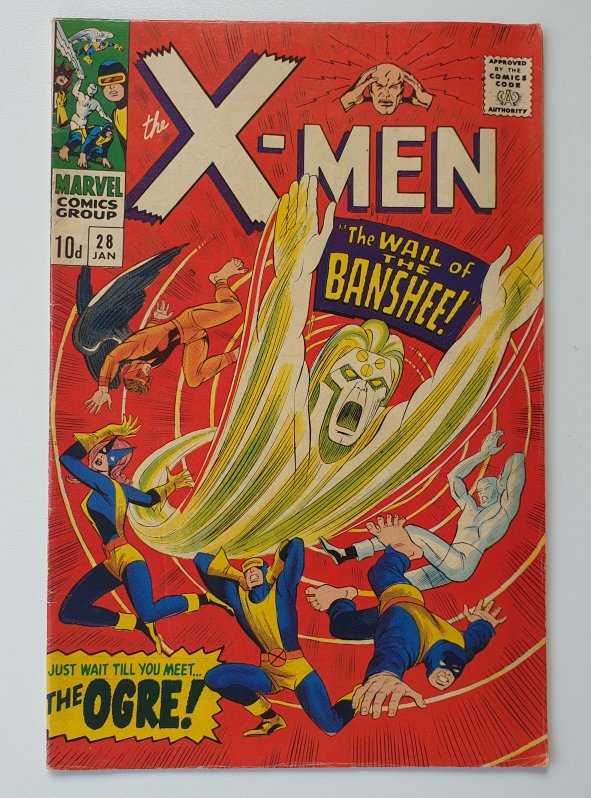 'The X-Men' #28 Vintage Marvel comic 1967