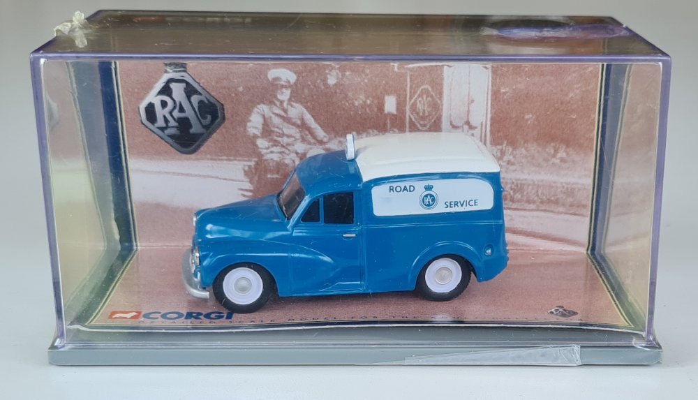 Vintage Corgi Classics 06508 RAC Morris 1000 Van 1960's