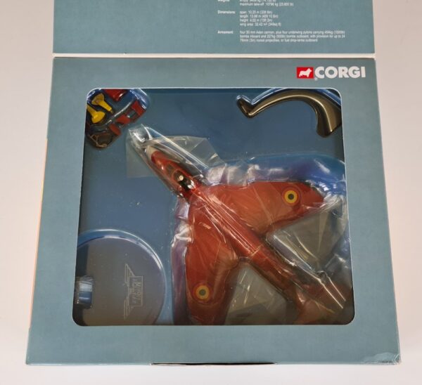 Corgi Aviation AA32706 Hawker Hunter F6 Vintage Diecast Model Belgian Air Force Red Devils 2003