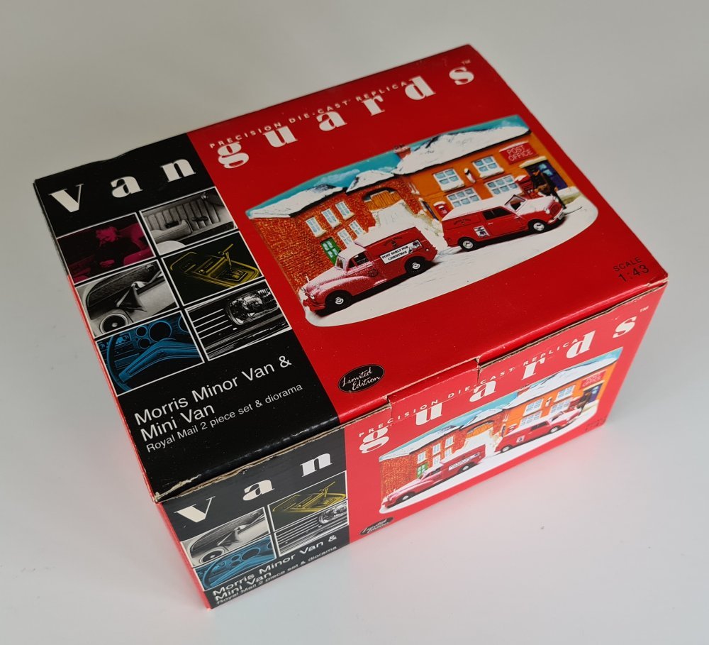 Vintage Vanguards Diecast GD1002 Royal Mail 1960's Christmas Diorama set box