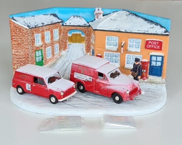 Vintage Vanguards Diecast GD1002 Royal Mail 1960's Christmas Diorama set