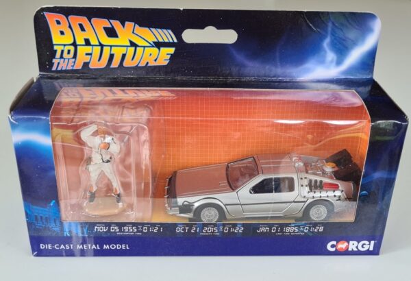 Corgi CC05503 Back to the Future DeLorean diecast model