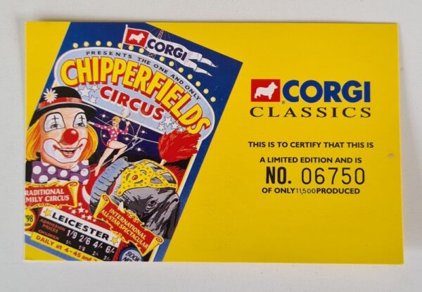 Corgi Classics 11201 Chipperfield's Circus Big Cats Set Vintage