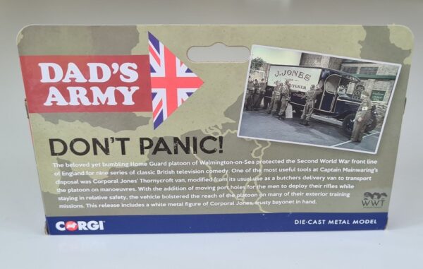 Corgi Classics CC09003 Dad's Army Corporal Jones Thornycroft Van Diecast Model