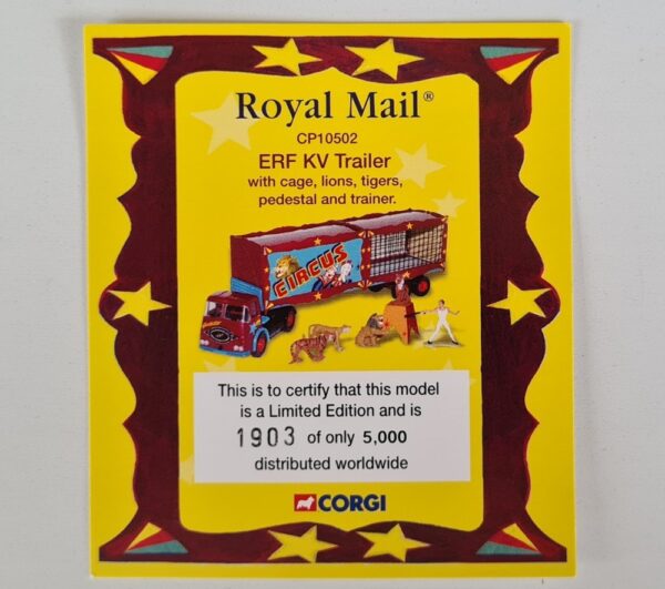 Corgi Classics CP10502 Circus Set Royal Mail Limited Edition 2002