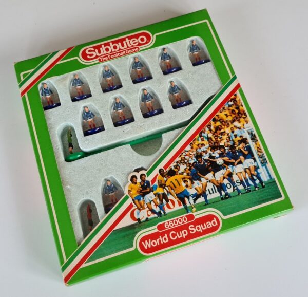 Vintage Subbuteo LW team Scotland 614 World Cup Squad 1990