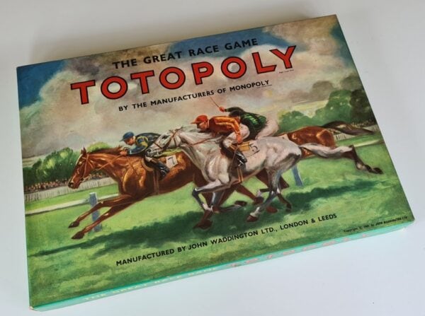 vintage Totopoly 1960's board game by Waddingtons