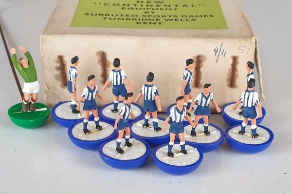 Vintage Subbuteo OHW team 51 Millwall, Sheffield Wednesday 1960's