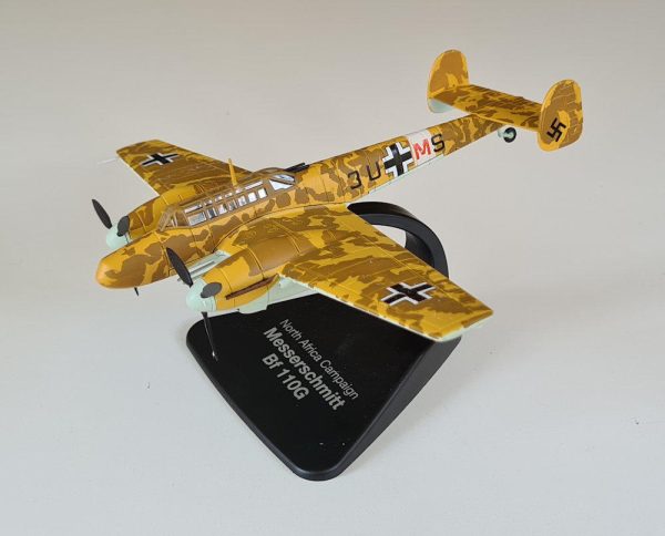 Messerschmitt Me Bf 110 Atlas Editions diecast models North Africa desert