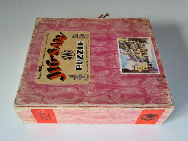 Vintage 1930's GWR wooden jigsaw puzzle HARVARD HOUSE, STRATFORD UPON AVON