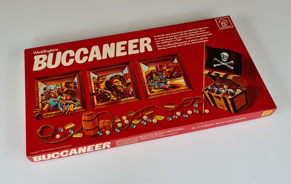 Vintage BUCCANEER board game Waddingtons 1970's 1980's
